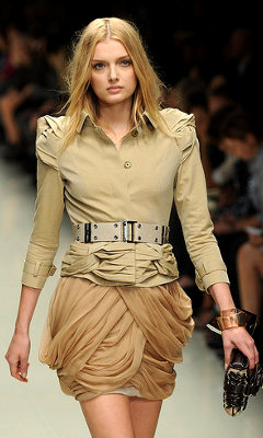 London Fashion Week. Burberry Spring 2010